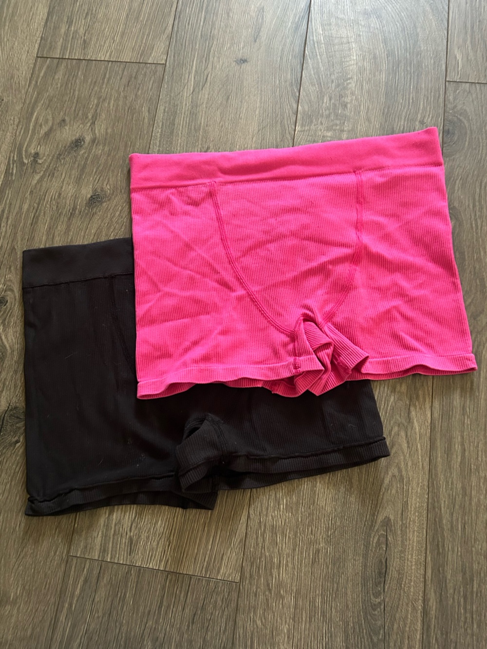 Ribbed Bike Shorts Set